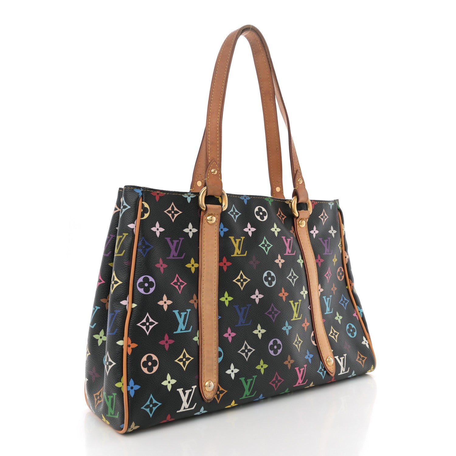 Louis Vuitton Monogram Multicolor Aurelia MM Black 3 of 12