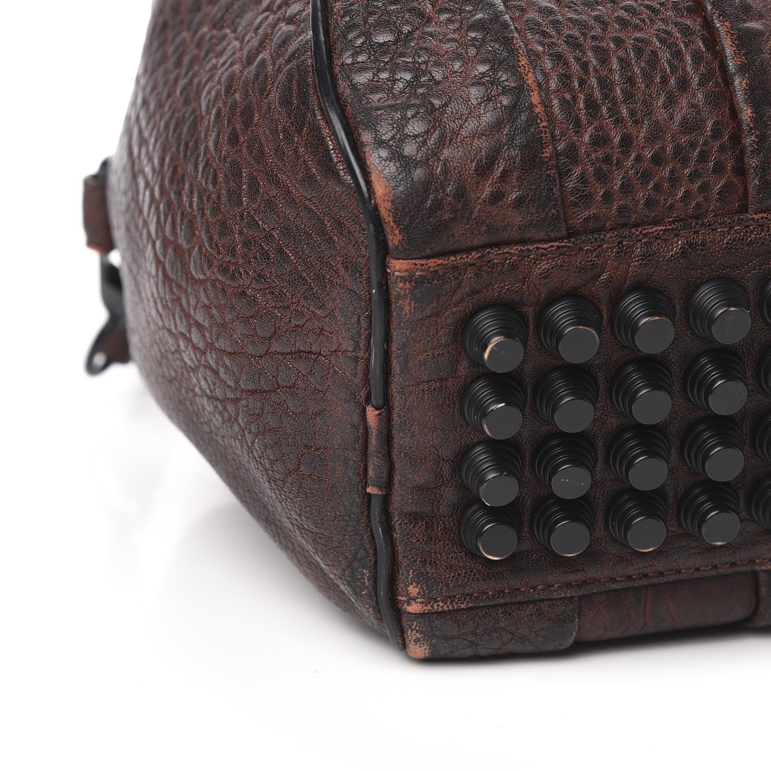 Alexander Wang Pebbled Lambskin Rockie Brown Matte Black Hardware 8 of 10