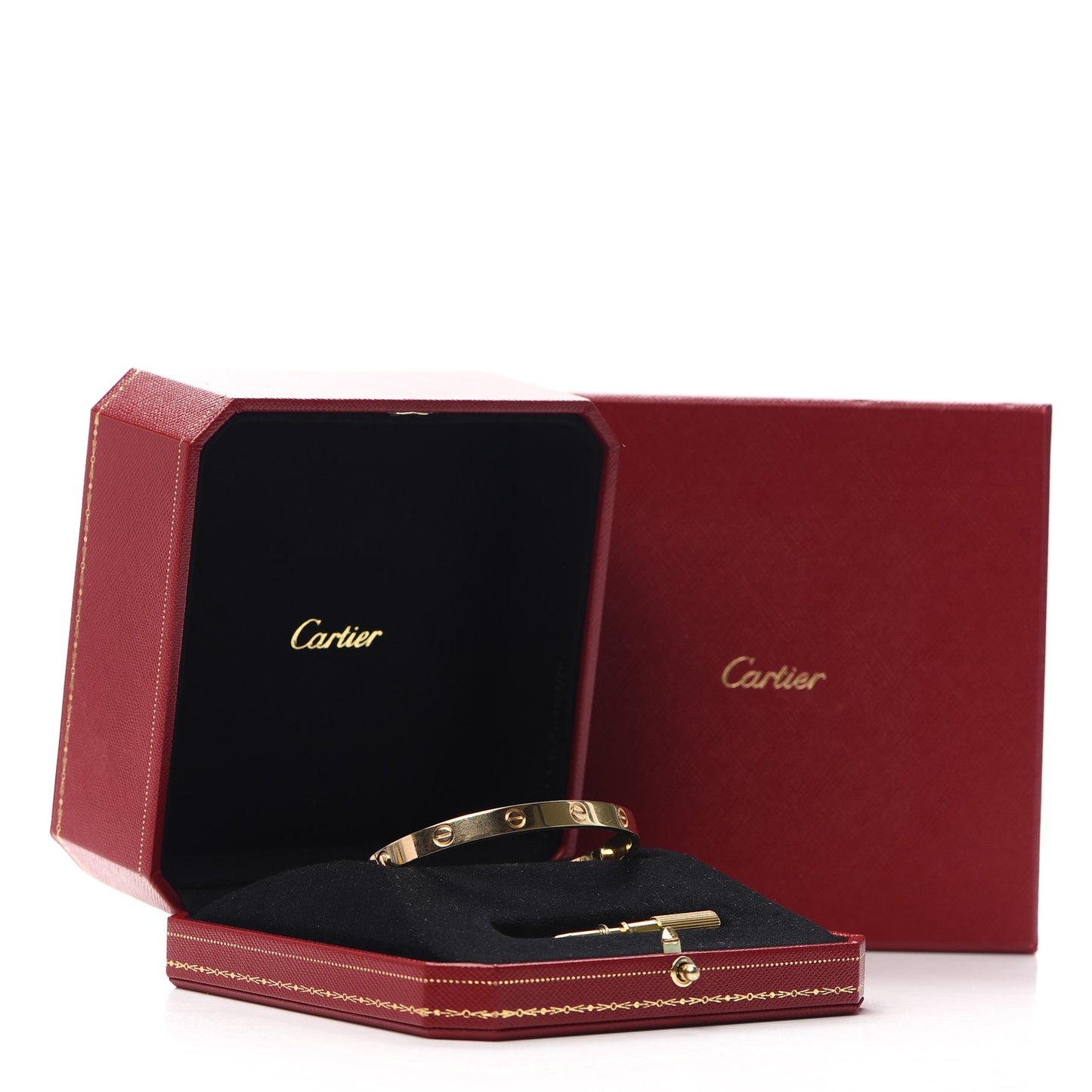 18K Yellow Gold LOVE Bracelet 19