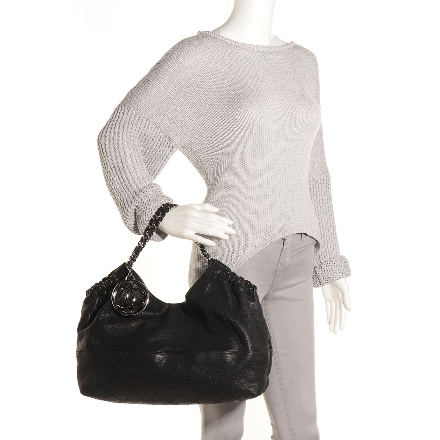 Calfskin Baby Coco Cabas Black