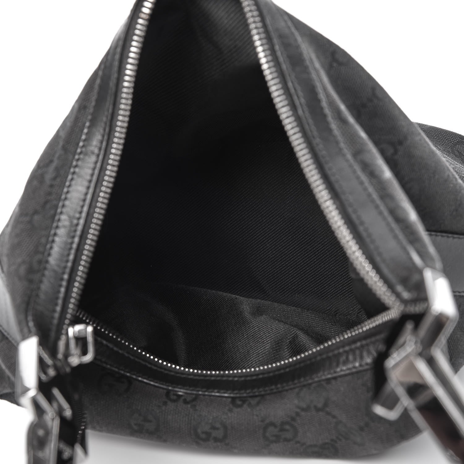 Gucci Monogram Medium Hobo Black 5 of 7