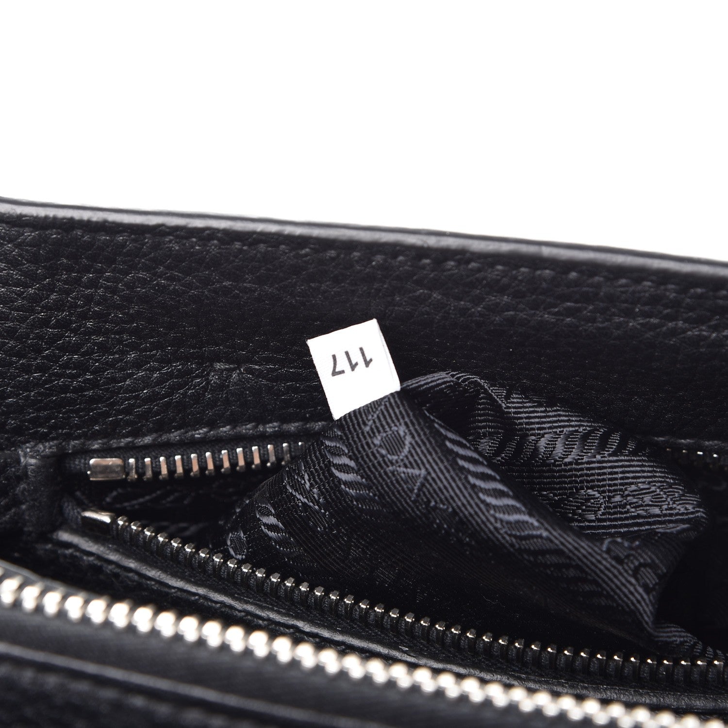 Prada Vitello Daino Tote Nero Black 8 of 10