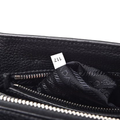 Prada Vitello Daino Tote Nero Black 8 of 10