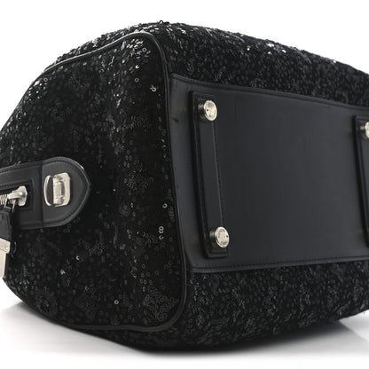 Louis Vuitton Sequin Monogram Sunshine Express Speedy Black 8 of 9