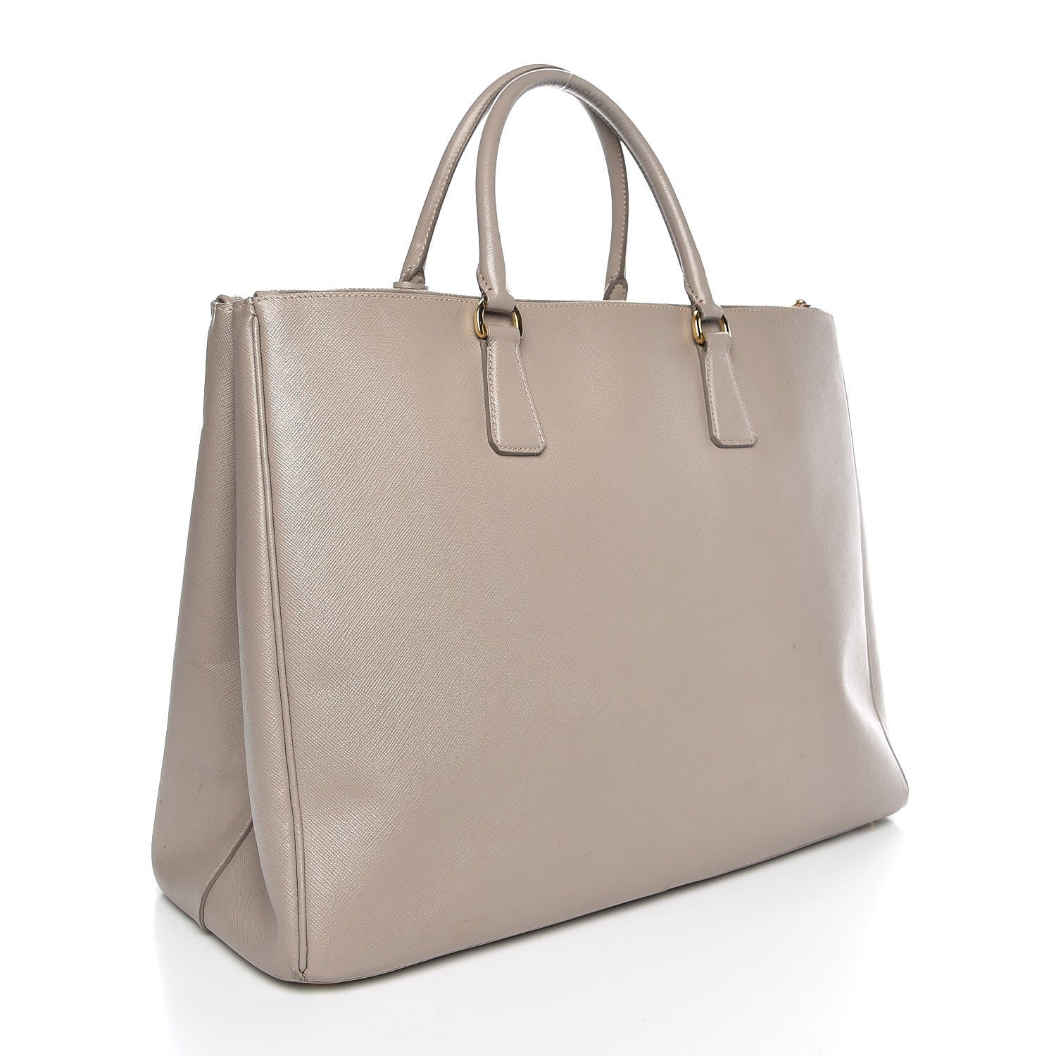 Prada Saffiano Lux Extra Large Galleria Double Zip Tote Argilla 3 of 16