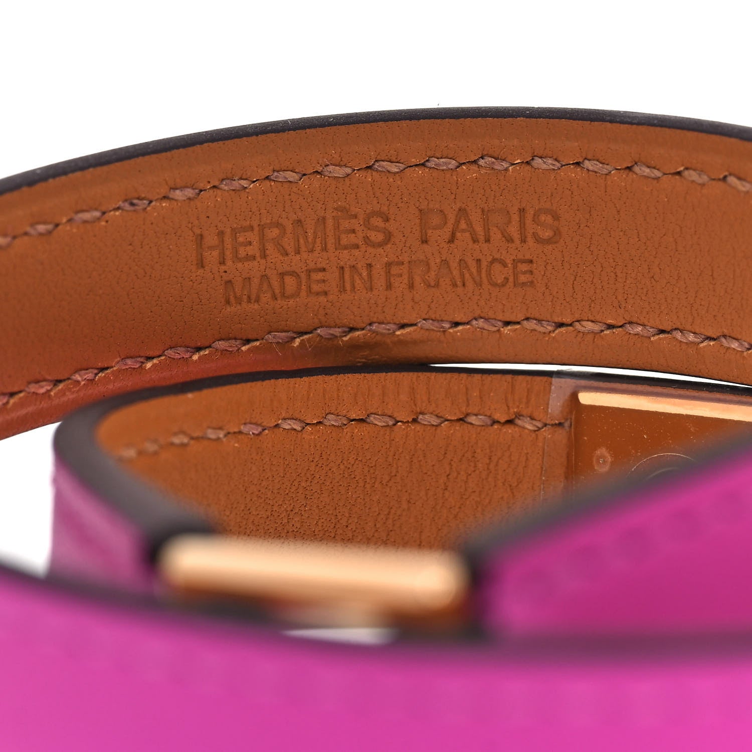 Hermes Swift Rivale Double Tour Bracelet T2 Magnolia 4 of 6