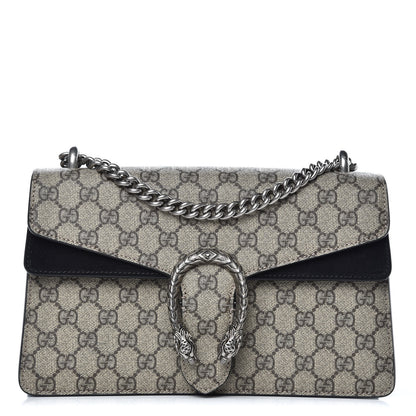 Gucci GG Supreme Monogram Small Dionysus Shoulder Bag Black 1 of 10