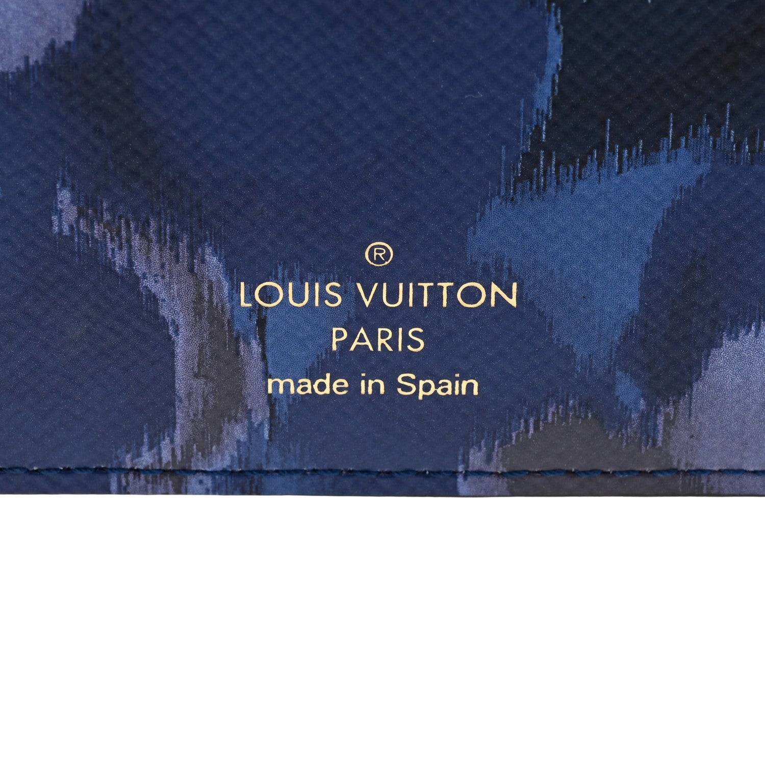 Louis Vuitton Monogram Articles de Voyage Ikat Insolite Wallet Grand Blue 7 of 9