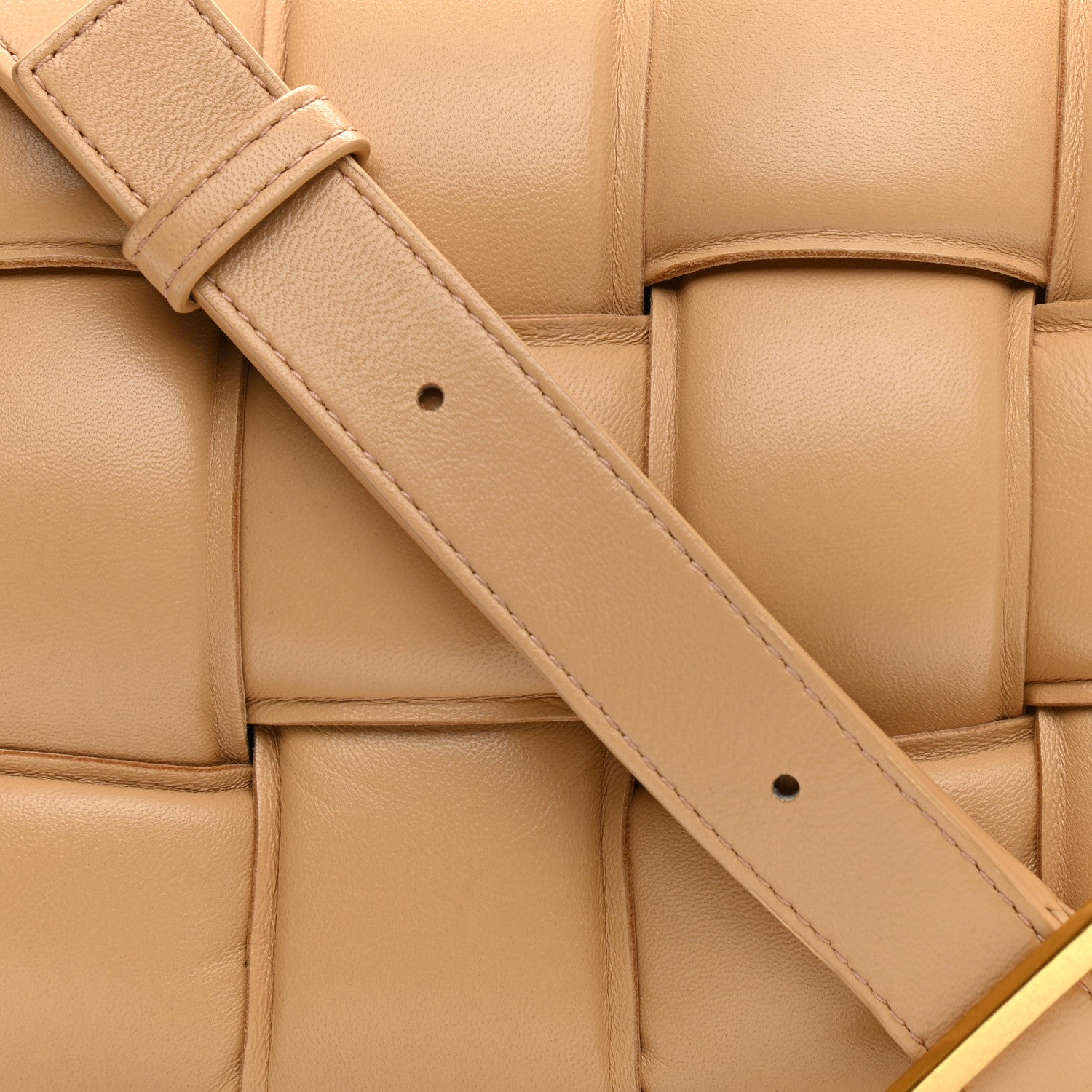 Bottega Veneta Nappa Maxi Intreccio Padded Cassette Crossbody Bag Almond 7 of 12