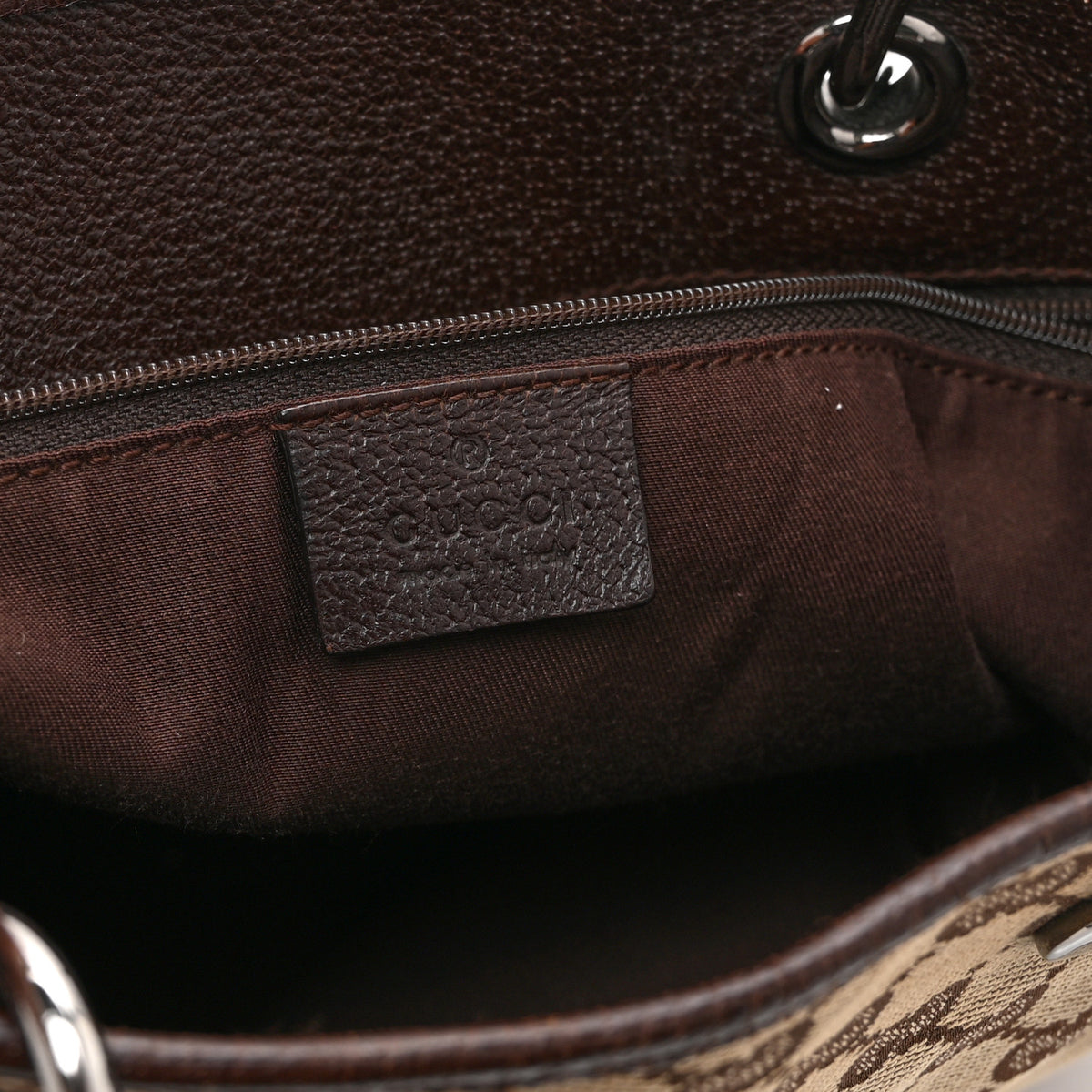 Gucci Monogram Small Eclipse Tote Brown 6 of 10