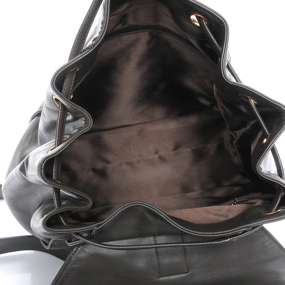 Chanel Lambskin CC Backpack Khaki 5 of 9