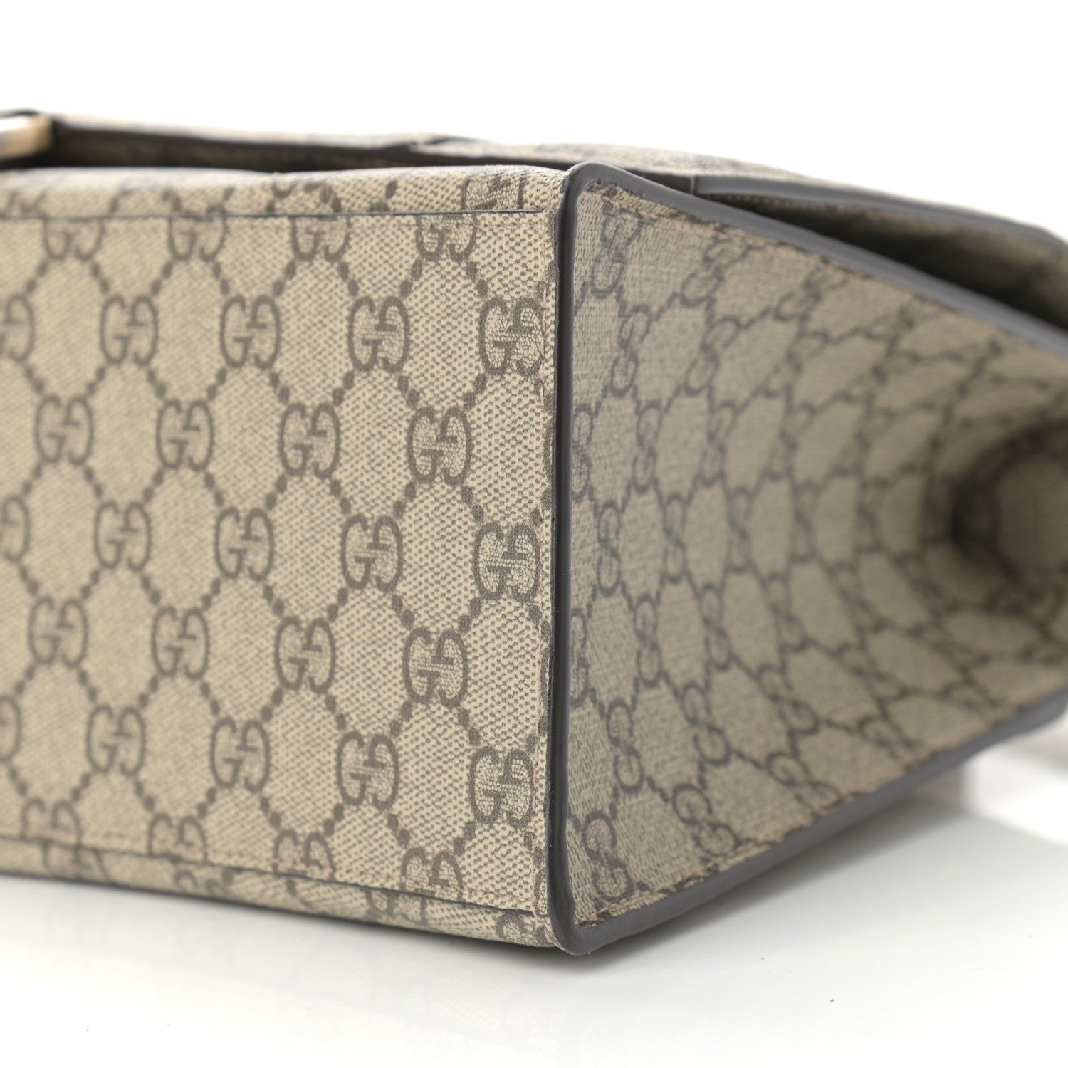 Balenciaga X GUCCI GG Supreme Monogram Medium Hourglass Top Handle Bag Beige Ebony 9 of 9