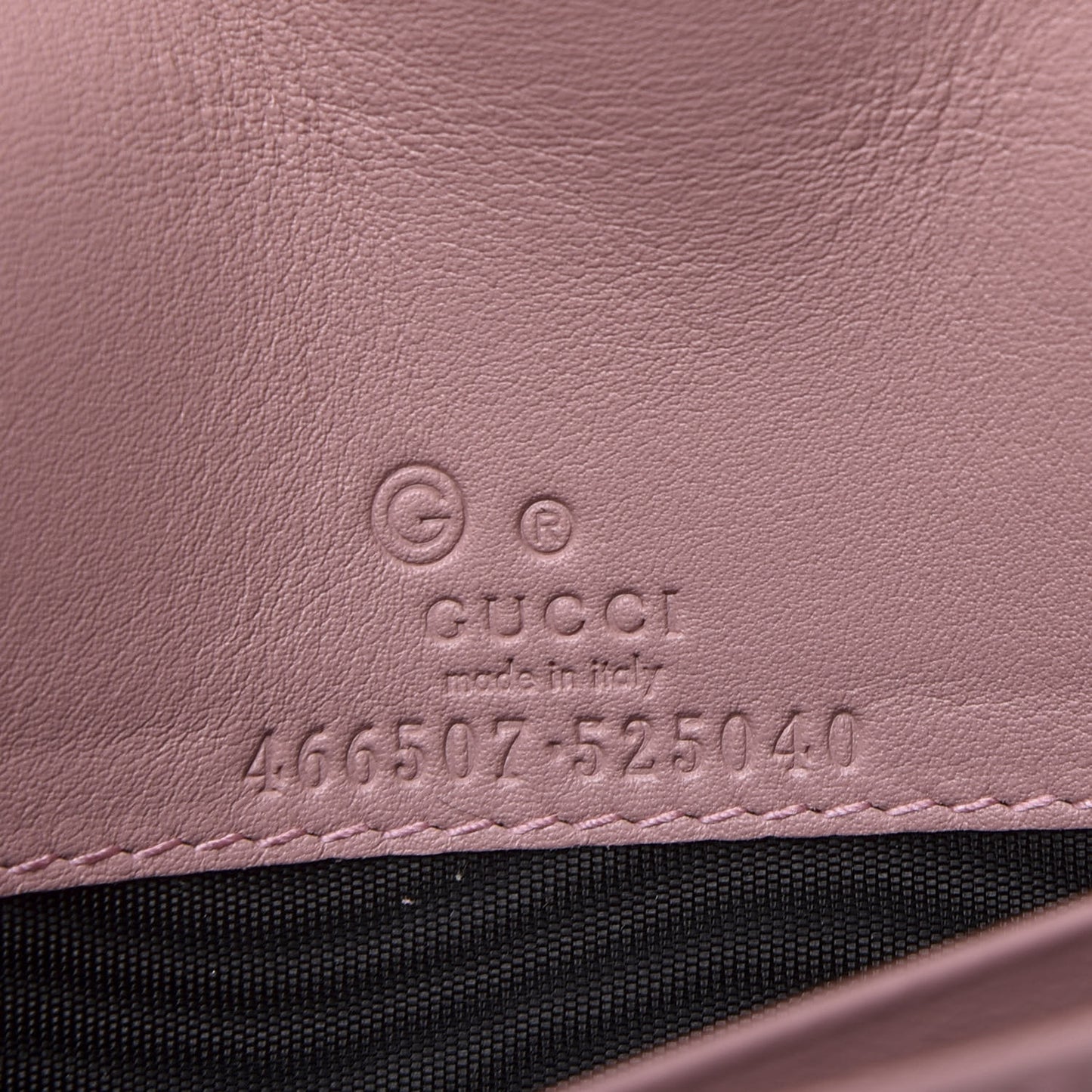 Microguccissima Crossbody Wallet Soft Pink