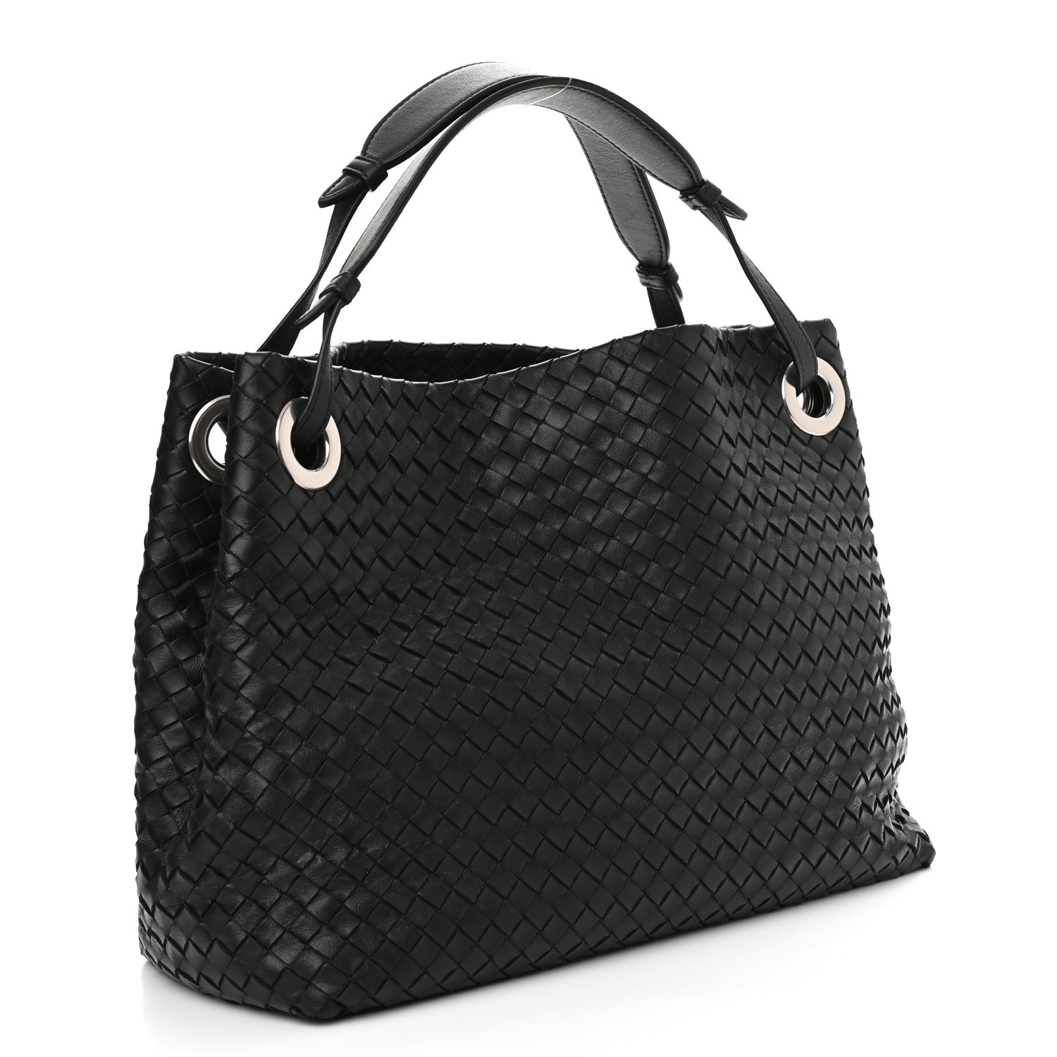 Bottega Veneta Nappa Intrecciato Medium Garda Bag Black 3 of 12