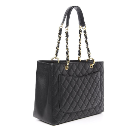 Chanel Caviar Quilted Grand Shopping Tote GST Black 2 of 11