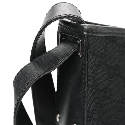 Gucci Monogram Piston Shoulder Bag Black 13 of 15