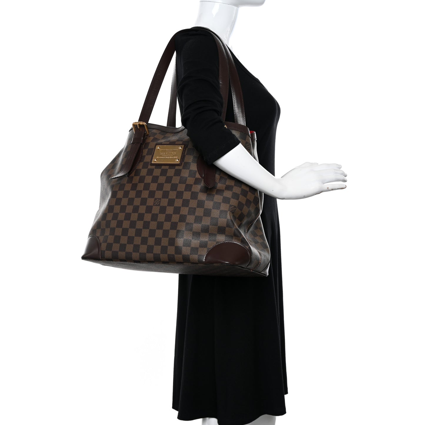 LOUIS VUITTON Damier Ebene Hampstead GM