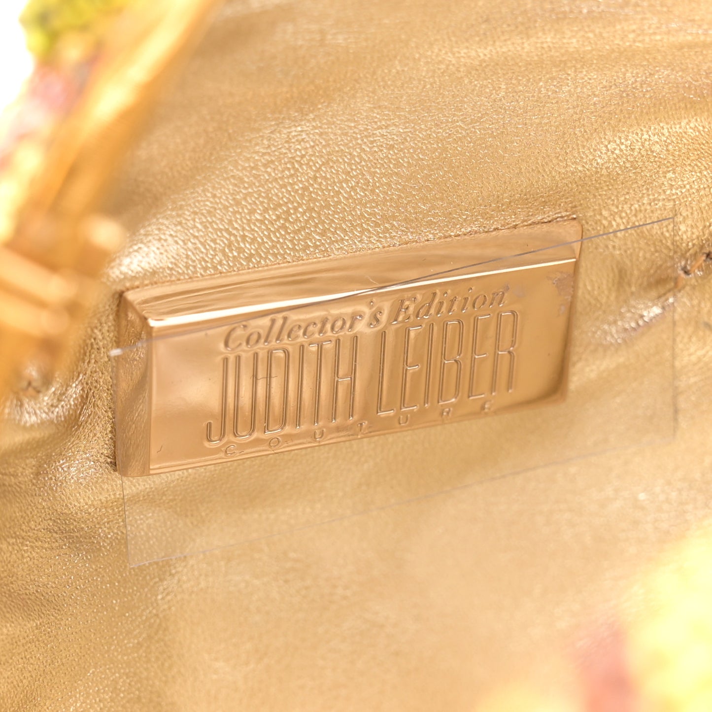 Crystal Pineapple Minaudiere Clutch Multicolor