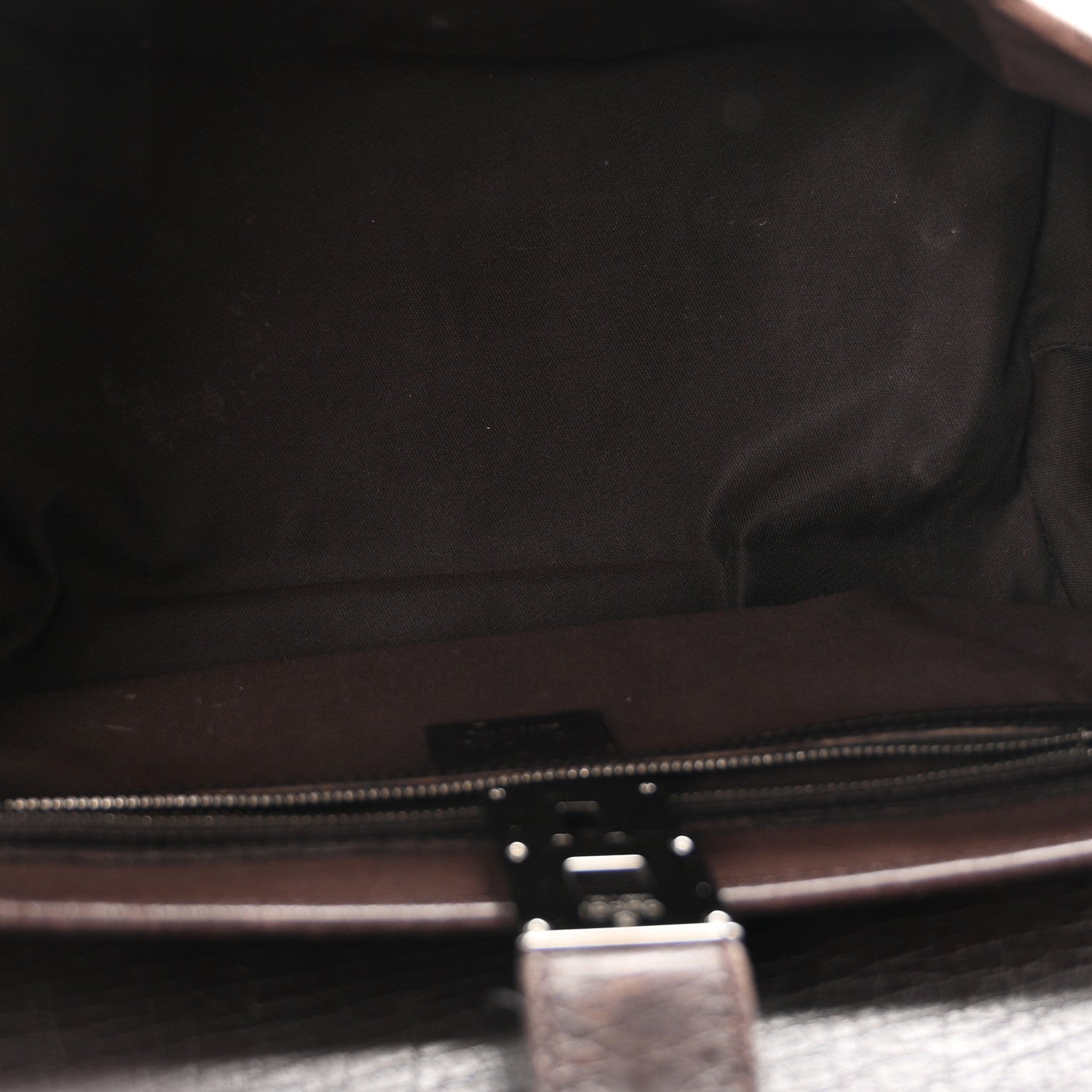 Gucci Monogram Bamboo Bullet Bag Dark Brown 5 of 11