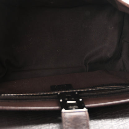 Gucci Monogram Bamboo Bullet Bag Dark Brown 5 of 11