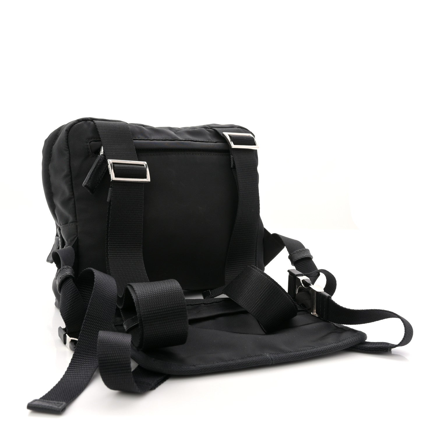 Prada Tessuto Nylon Montagna Harness Bag Black 3 of 11