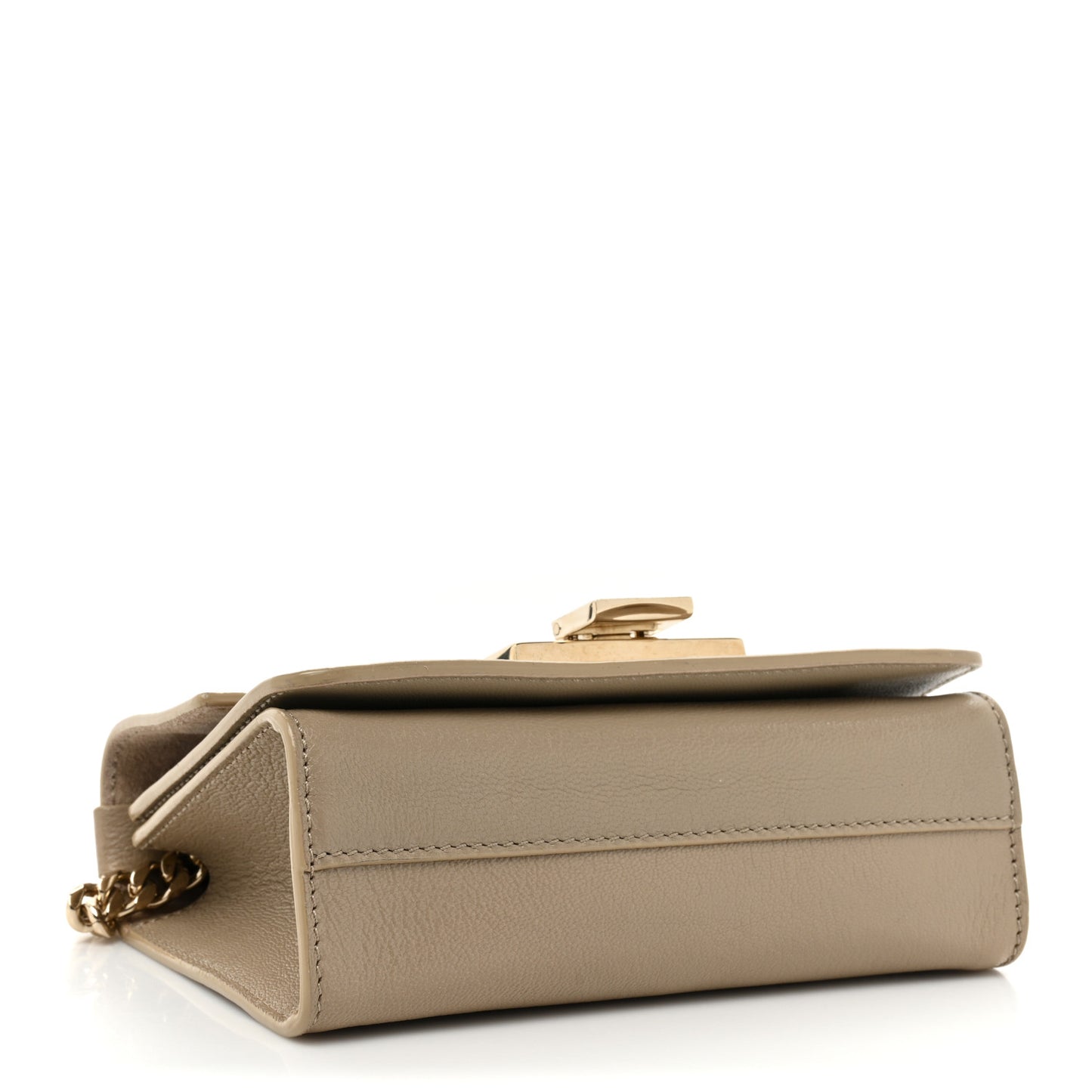 Soft Grainy Goatskin Mini Rebel Crossbody Chai