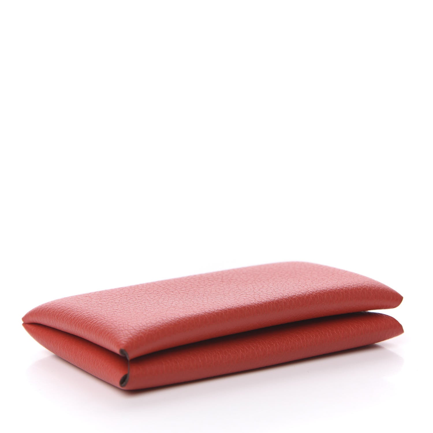 Hermes Evercolor Calvi Card Case Vermillion 4 of 8