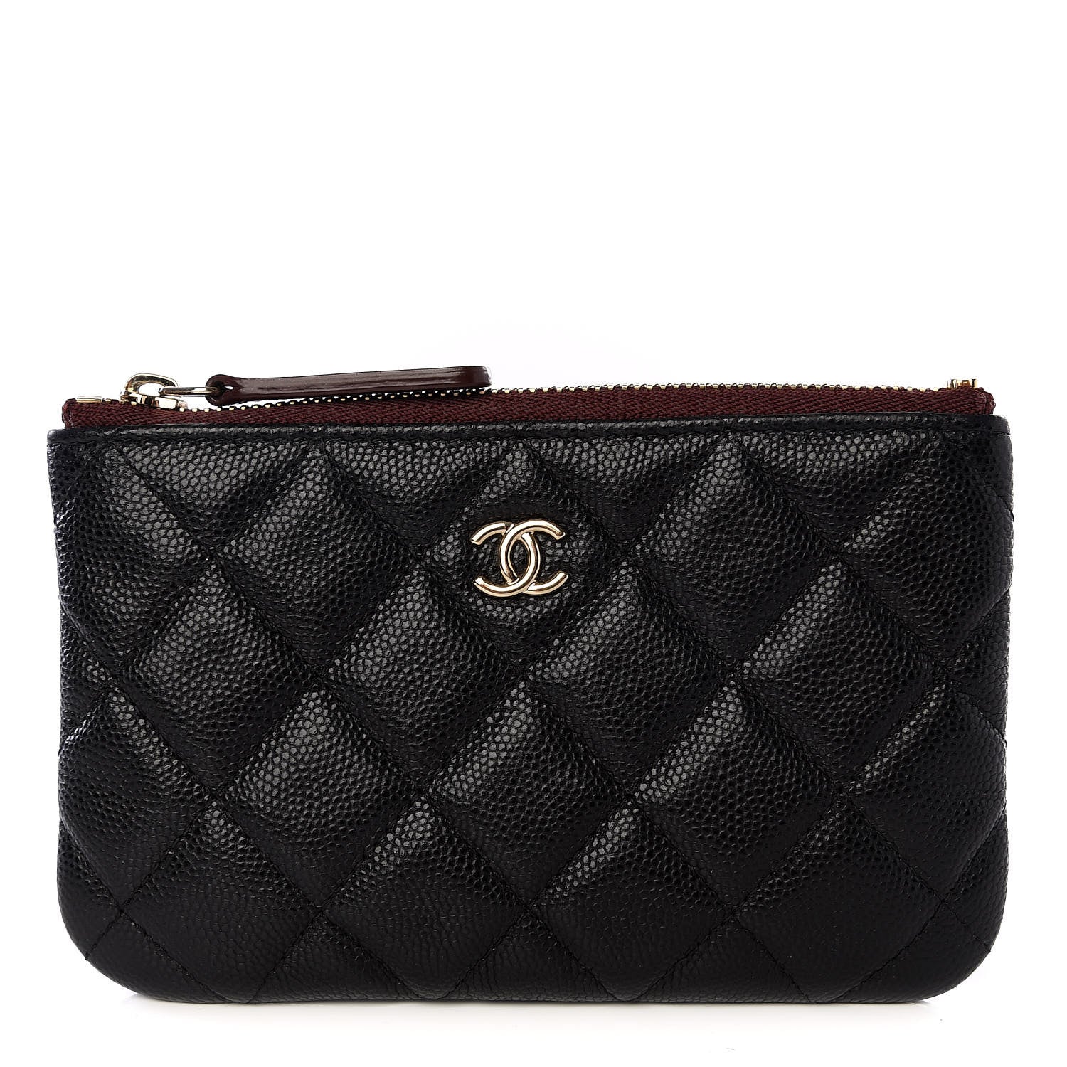 Chanel Caviar Quilted Small Cosmetic Case Black 1 of 6
