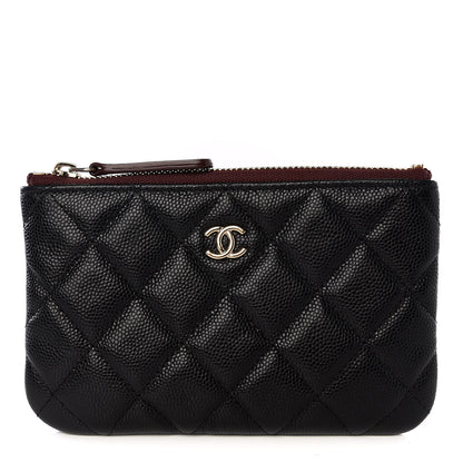 Chanel Caviar Quilted Small Cosmetic Case Black 1 of 6