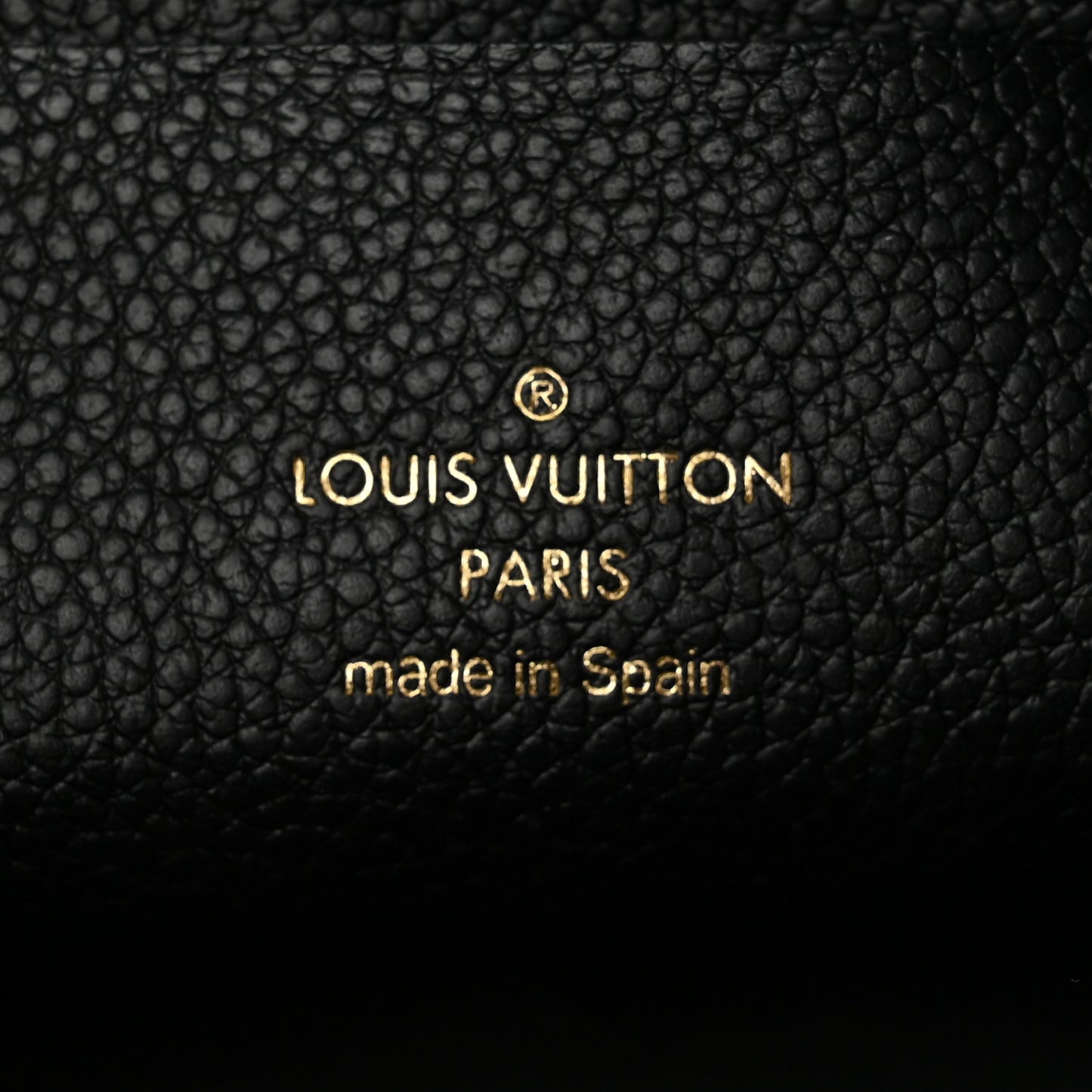 Empreinte Monogram Giant Double Zip Pochette Black Cream