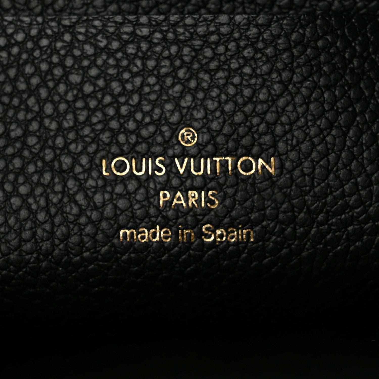 Louis Vuitton Empreinte Monogram Giant Double Zip Pochette Black Cream 7 of 11