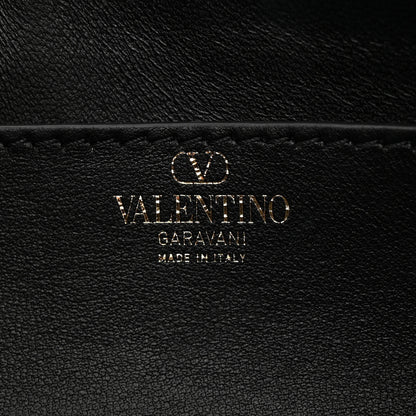 Valentino Garavani Smooth Calfskin Rockstud East West Crossbody Clutch Bag Black 6 of 11