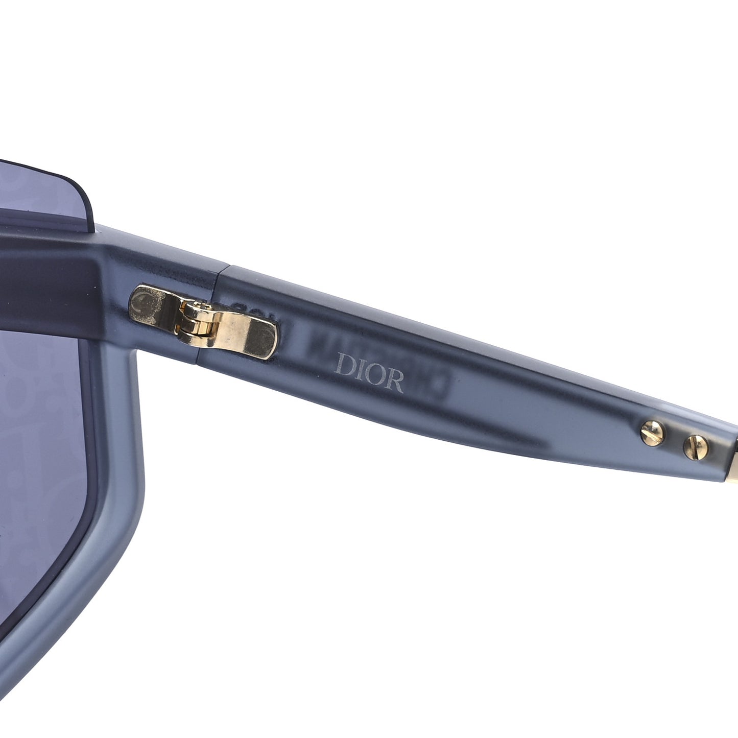 Oblique Mask DiorClub M2U Sunglasses Translucent Blue