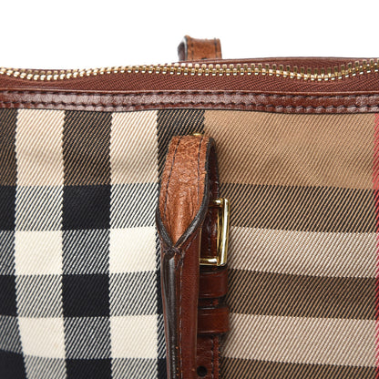 Burberry House Check Bridle Calfskin Small Salisbury Tote Tan 10 of 16