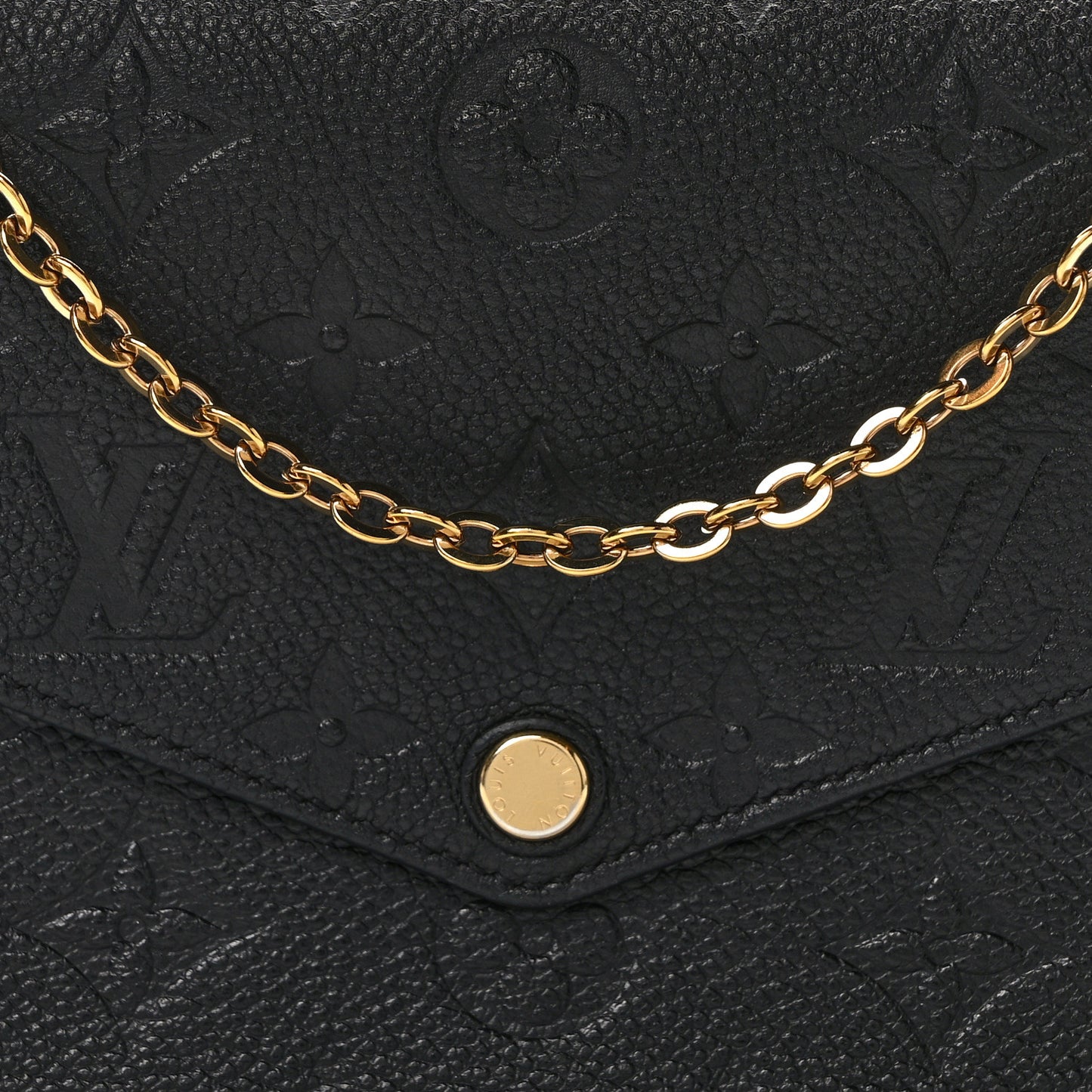 Empreinte Pochette Felicie Chain Wallet Black