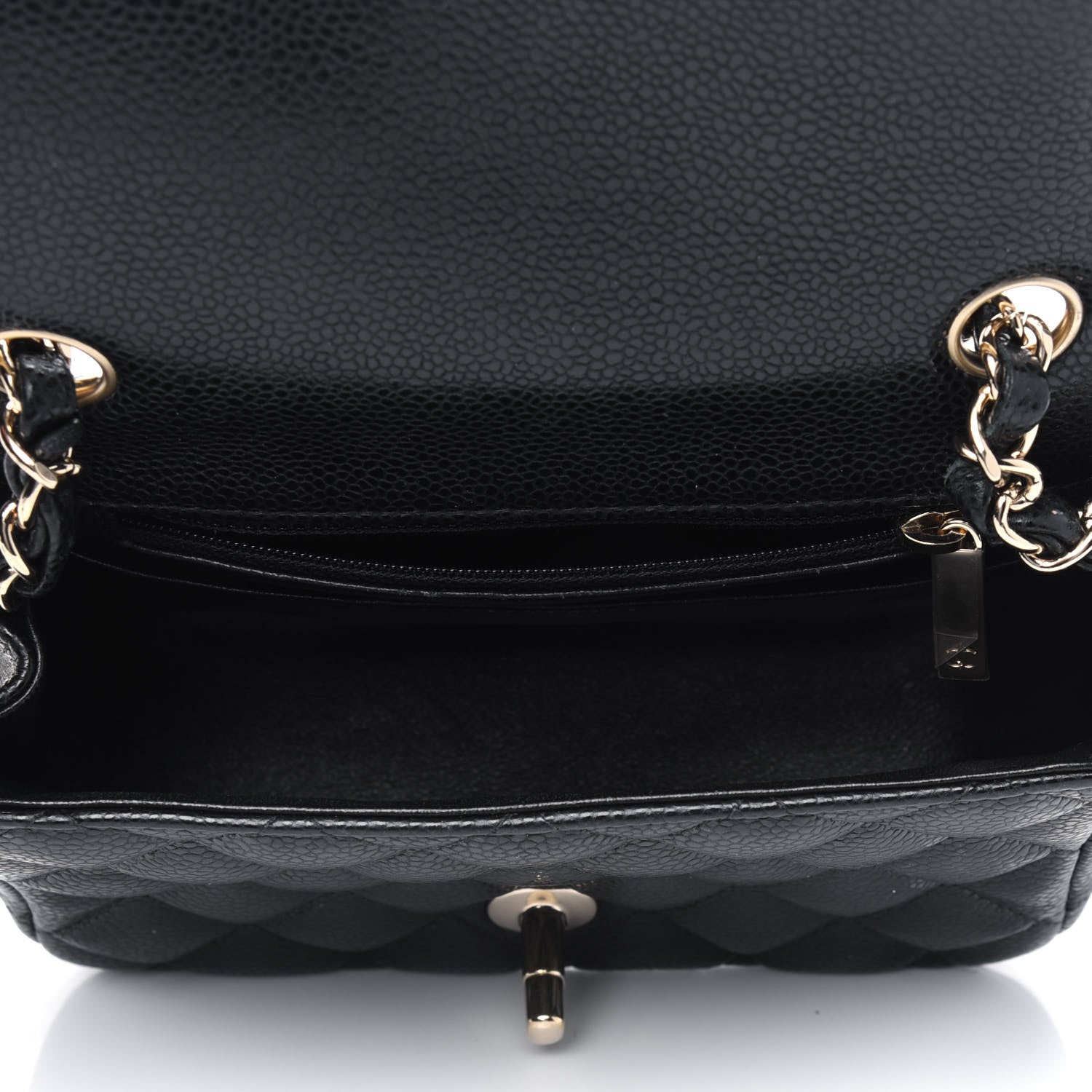 Chanel Caviar Quilted Mini Square Flap Black 4 of 4