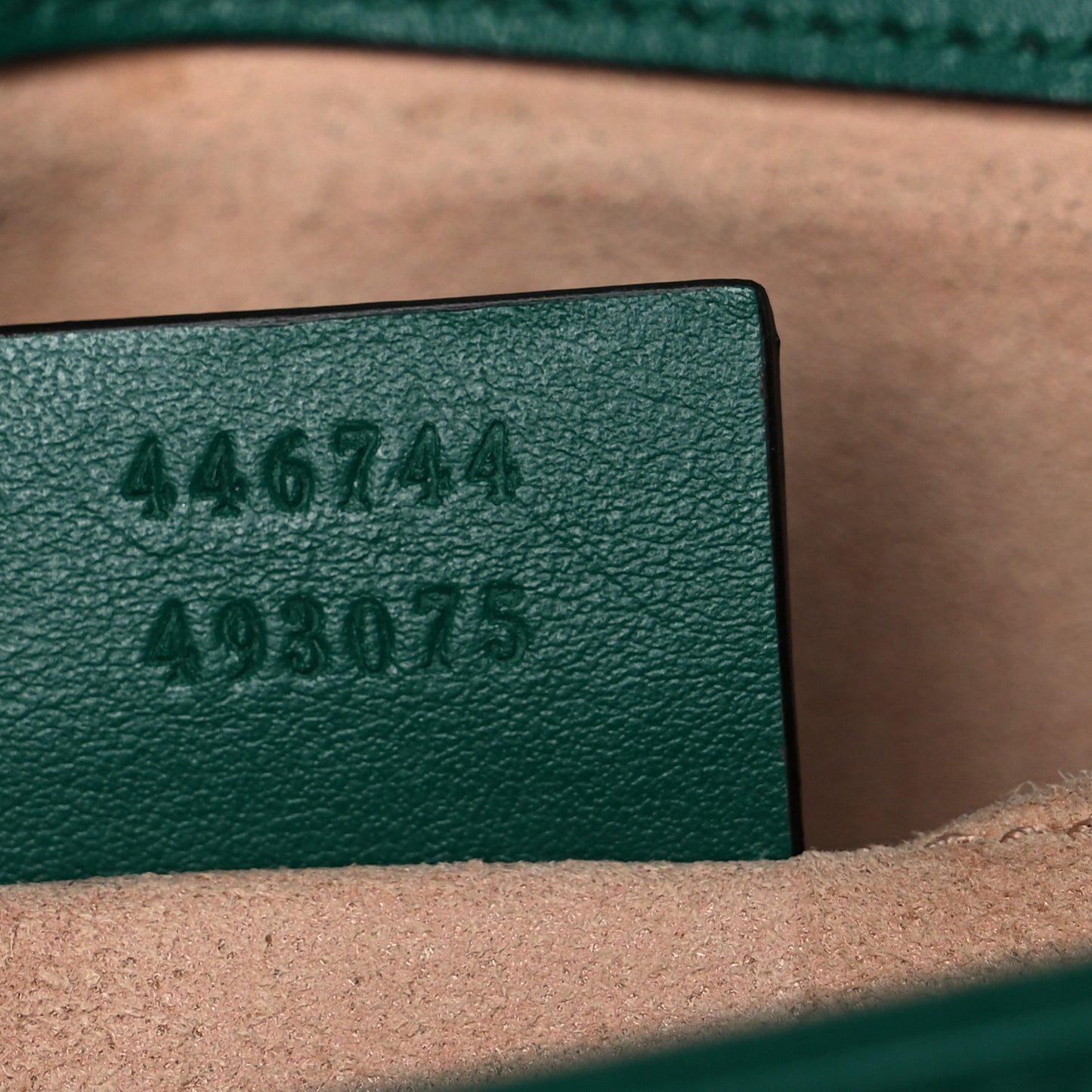 Calfskin Matelasse Mini GG Marmont Shoulder Bag Emerald Green