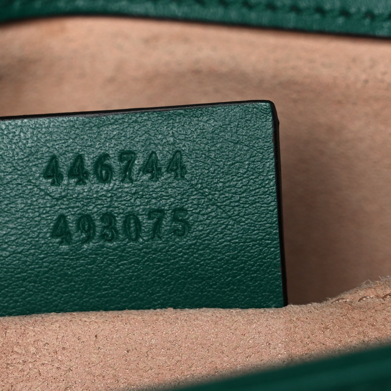 Gucci Calfskin Matelasse Mini GG Marmont Shoulder Bag Emerald Green 7 of 18