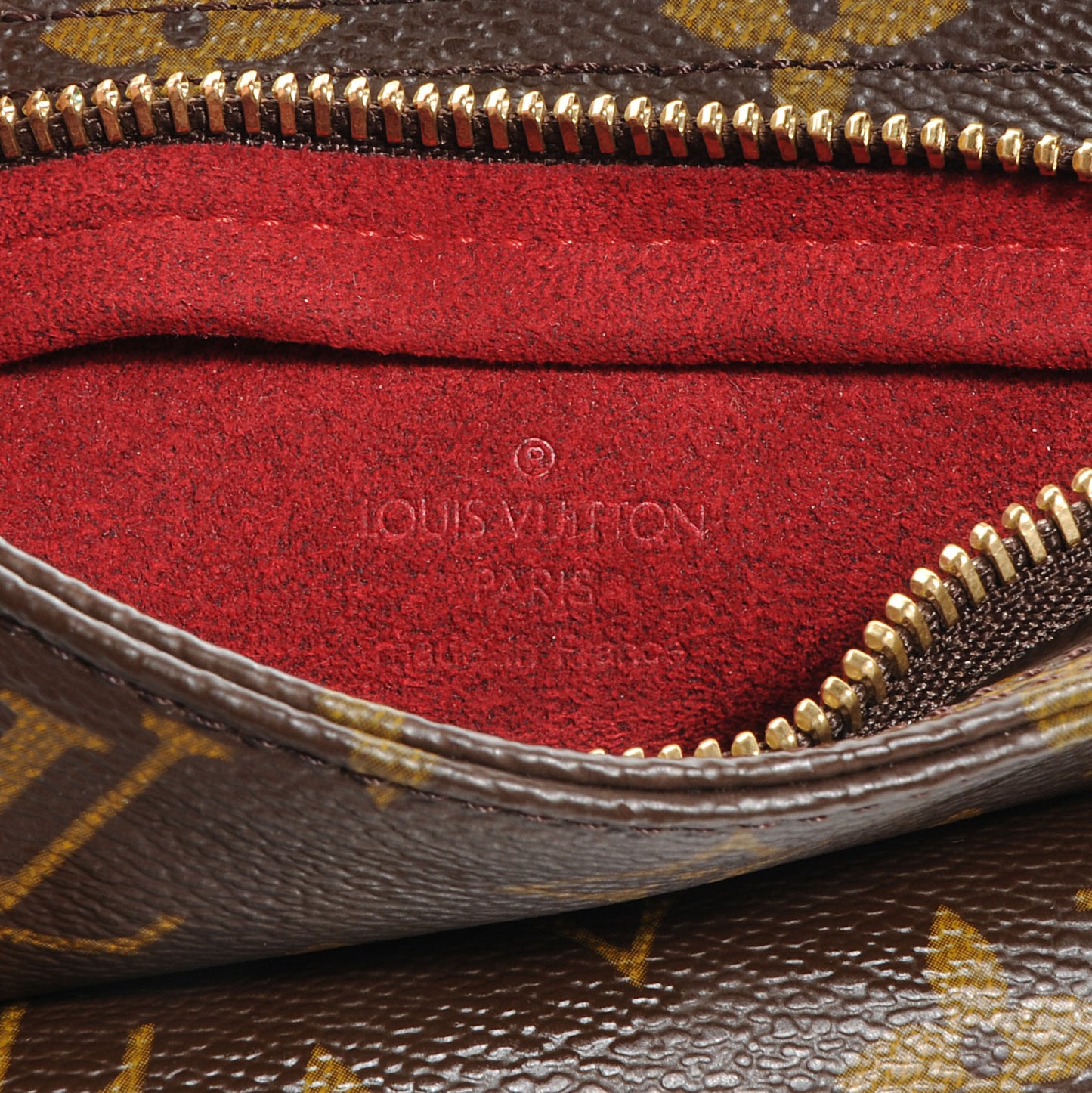 Monogram Partition Wristlet