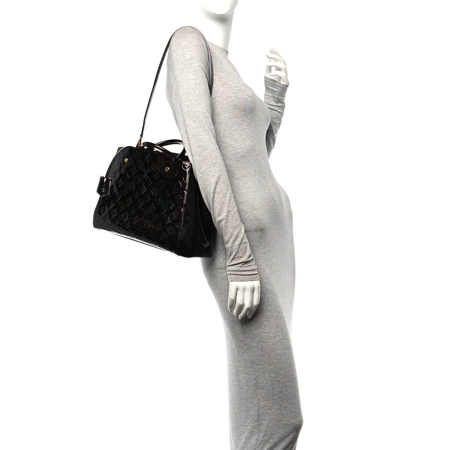 Louis Vuitton Vernis Montaigne MM Amarante 2 of 10