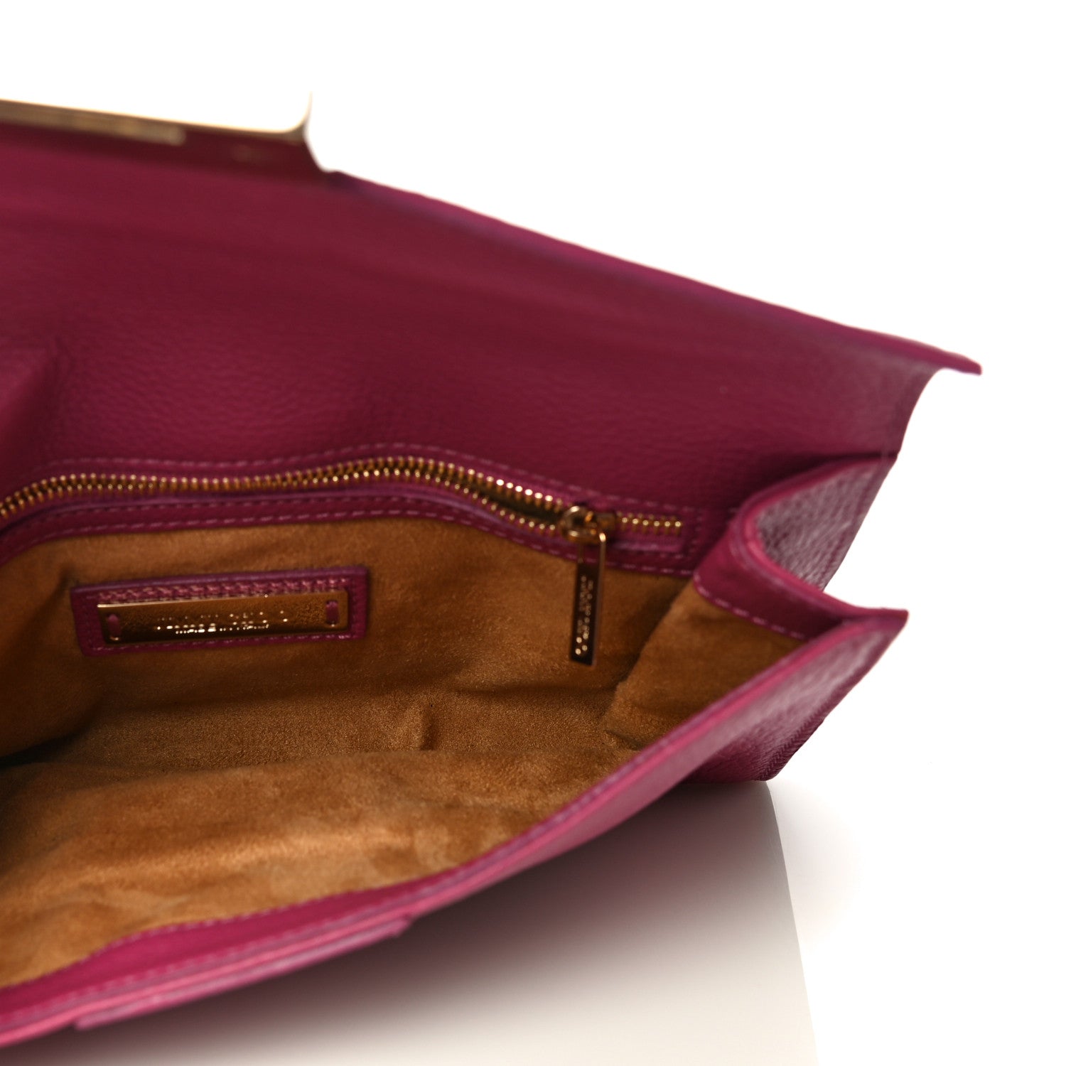 Jimmy Choo Calfskin Rivera Flap Clutch Pink 5 of 11