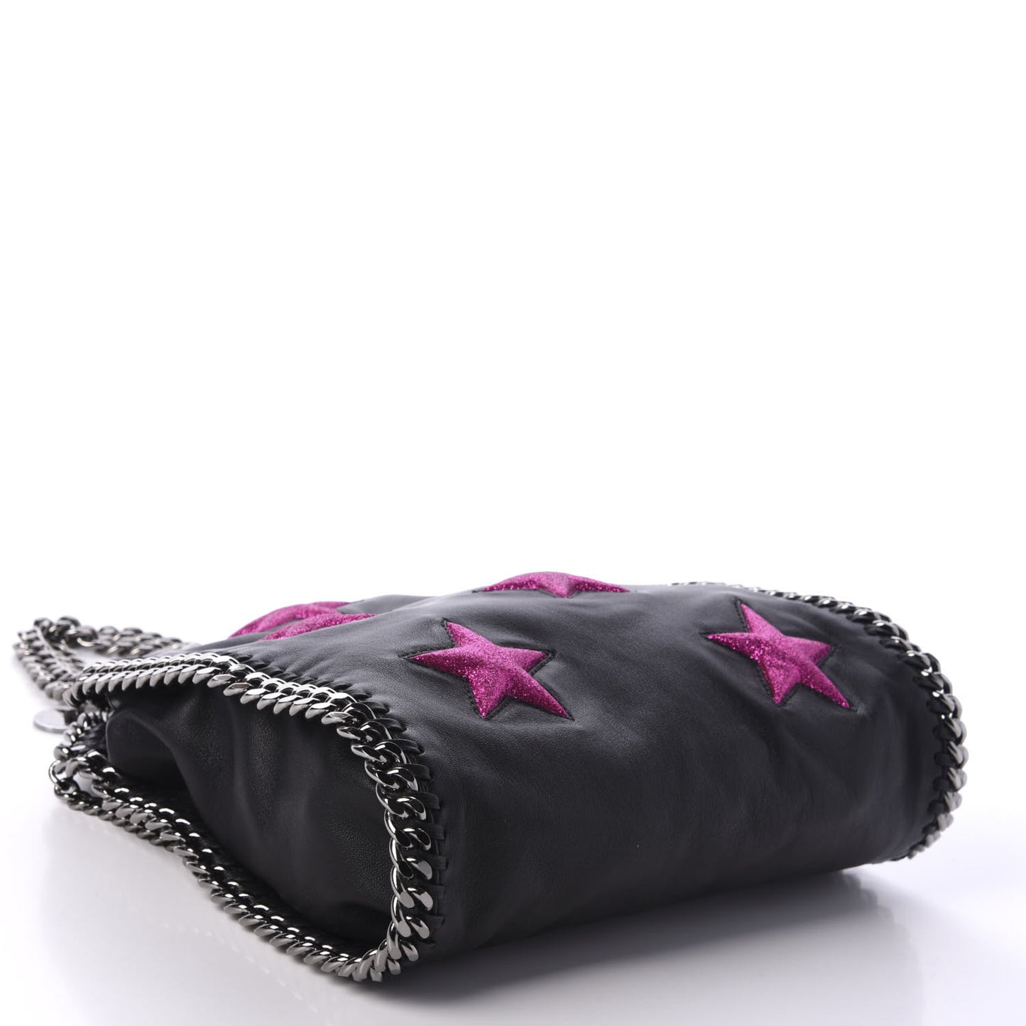 Eco Alter Nappa Embossed Mini Star Falabella Tote Black Pink