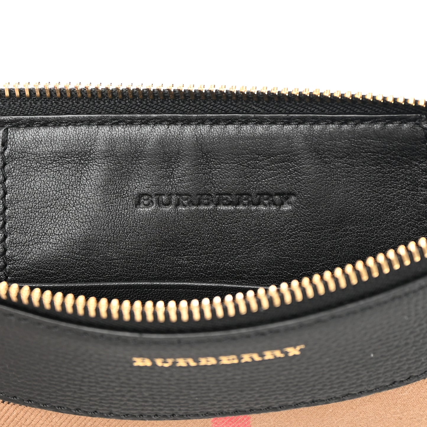 House Check Derby Peyton Crossbody Clutch Bag Black