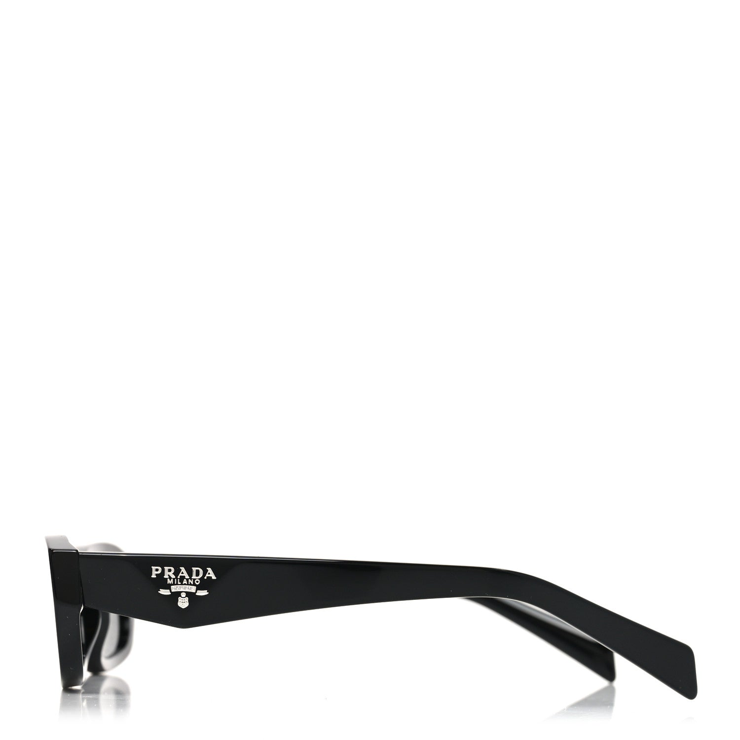 Prada Acetate Symbole Sunglasses SPR B06 Black 3 of 7