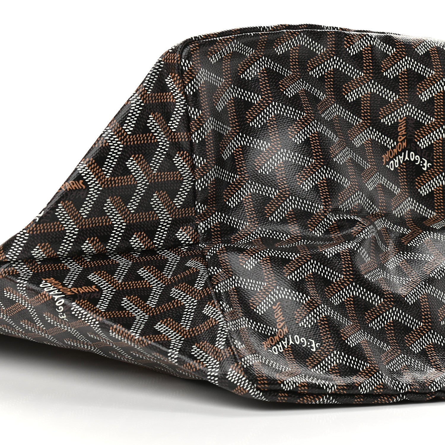 Goyard Goyardine Saint Louis GM Black Gold 8 of 9
