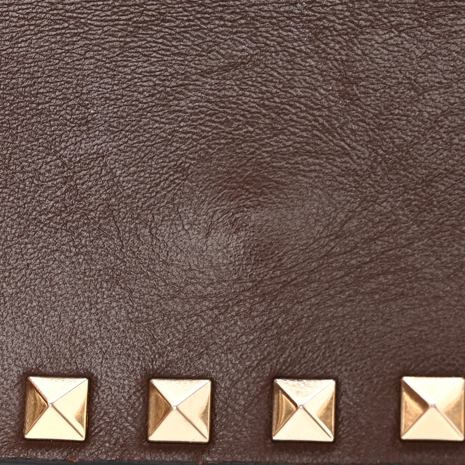 Valentino Garavani Nappa Rockstud Wristlet Clutch Taupe 12 of 19