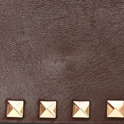 Valentino Garavani Nappa Rockstud Wristlet Clutch Taupe 12 of 19