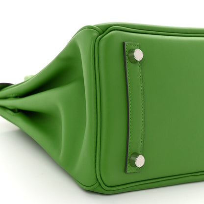 Hermes Swift Birkin 25 Vert Yucca 10 of 14