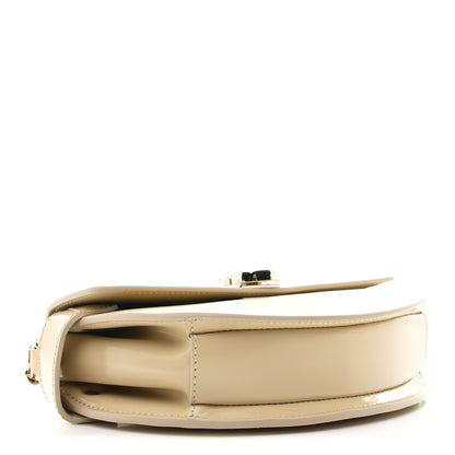 Gucci Patent Calfskin GG Half Moon Top Handle Bag Beige 4 of 11
