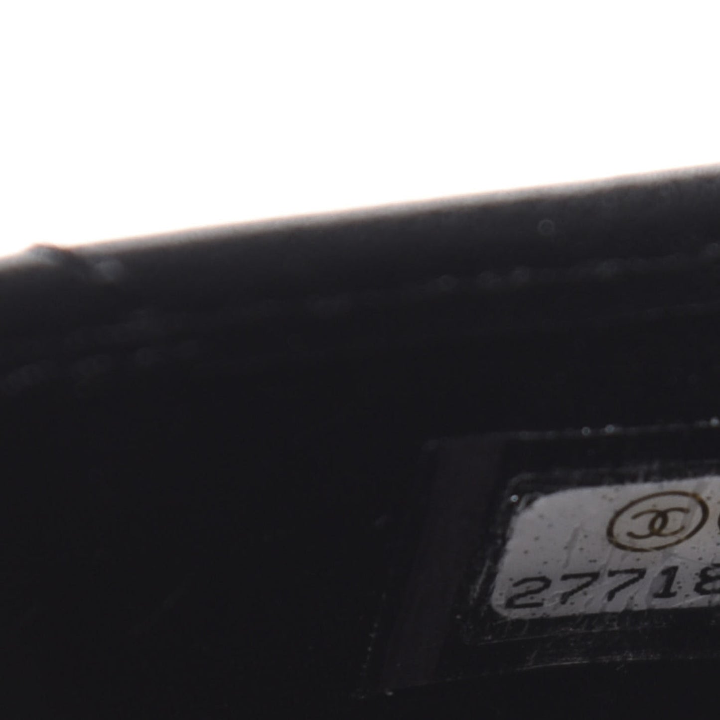 Lambskin Quilted Card Holder Black